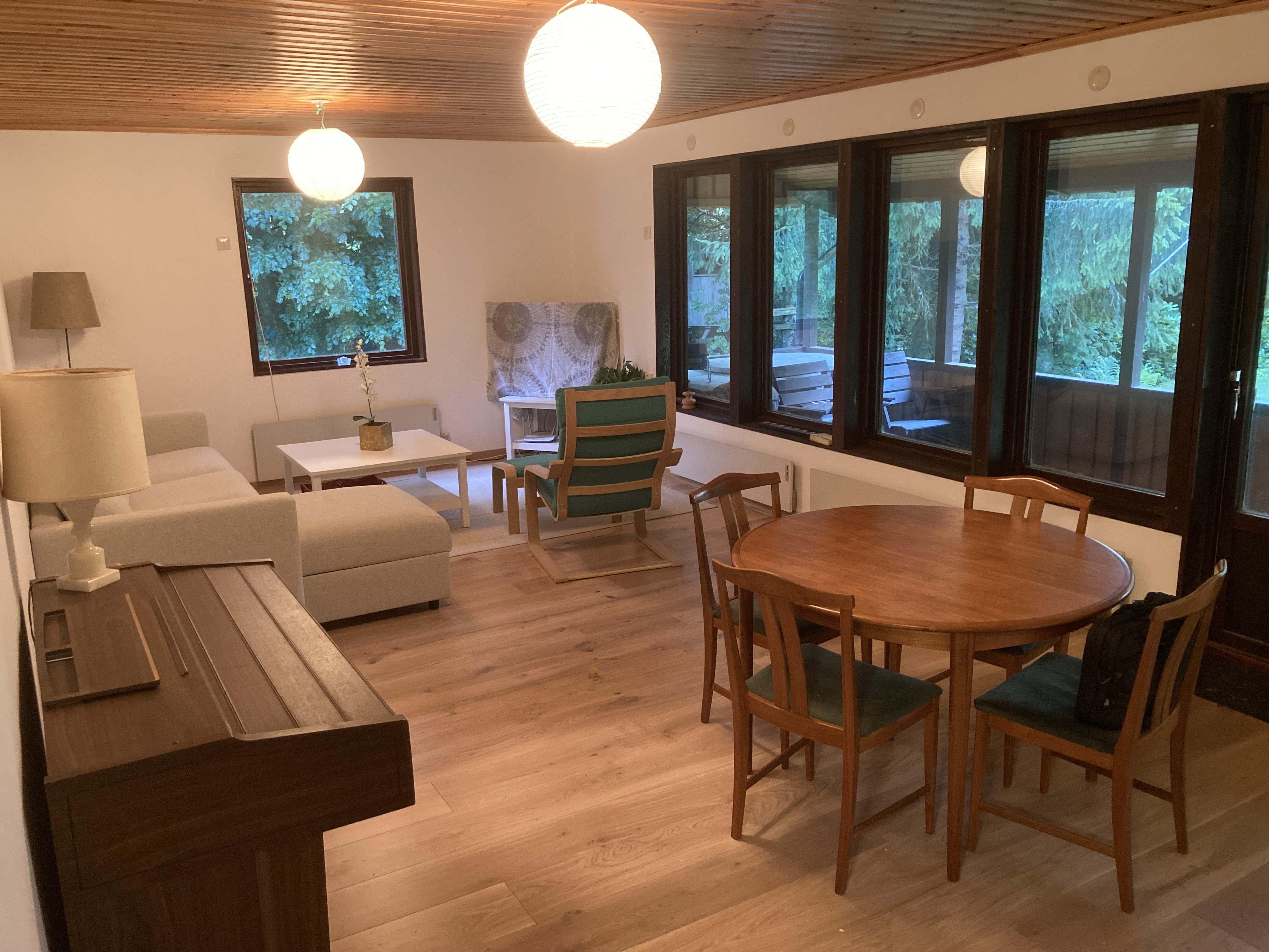 Wohnzimmer des Schwedenhauses 2026